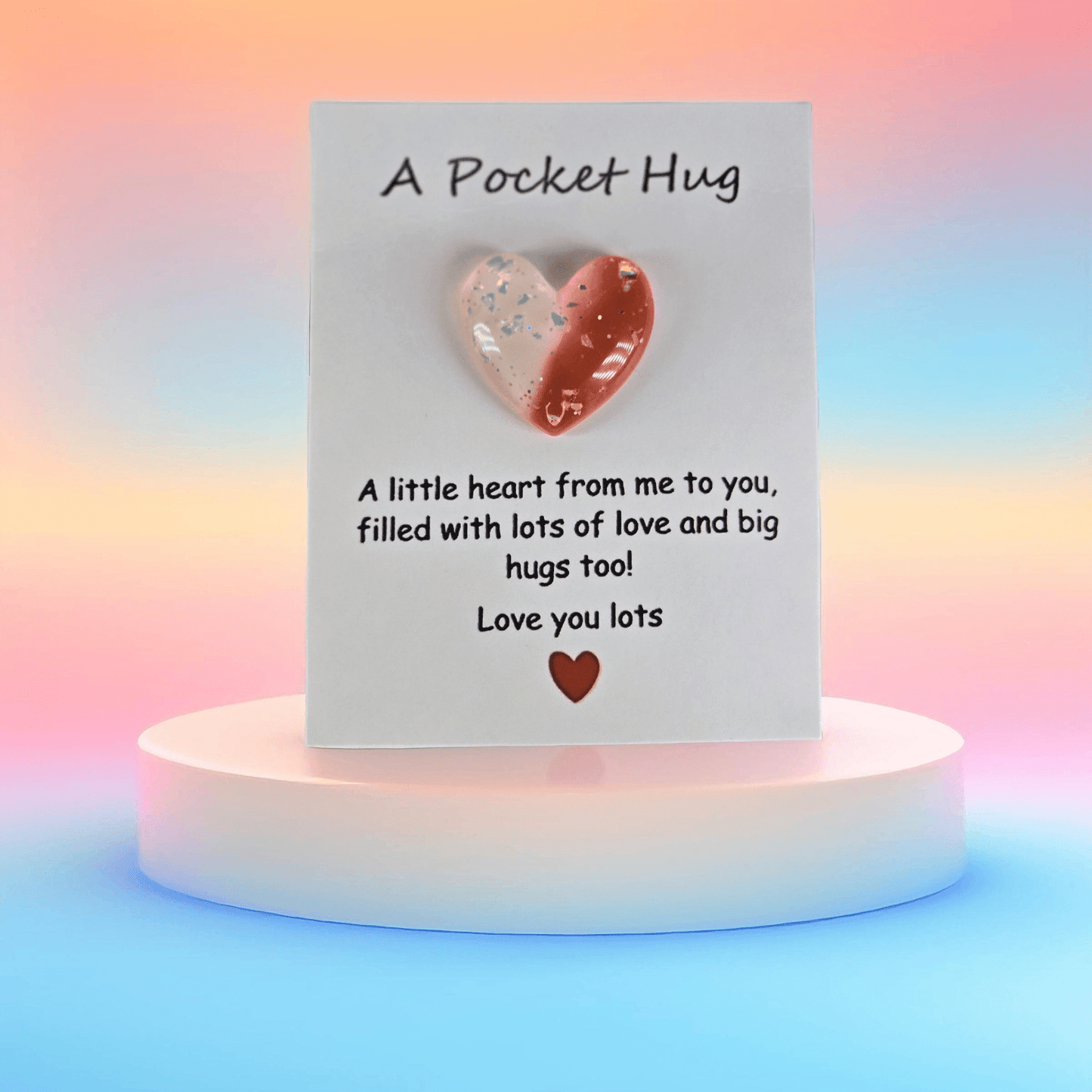 Heart - Shaped Pocket Hug - Semicolon Sentiments