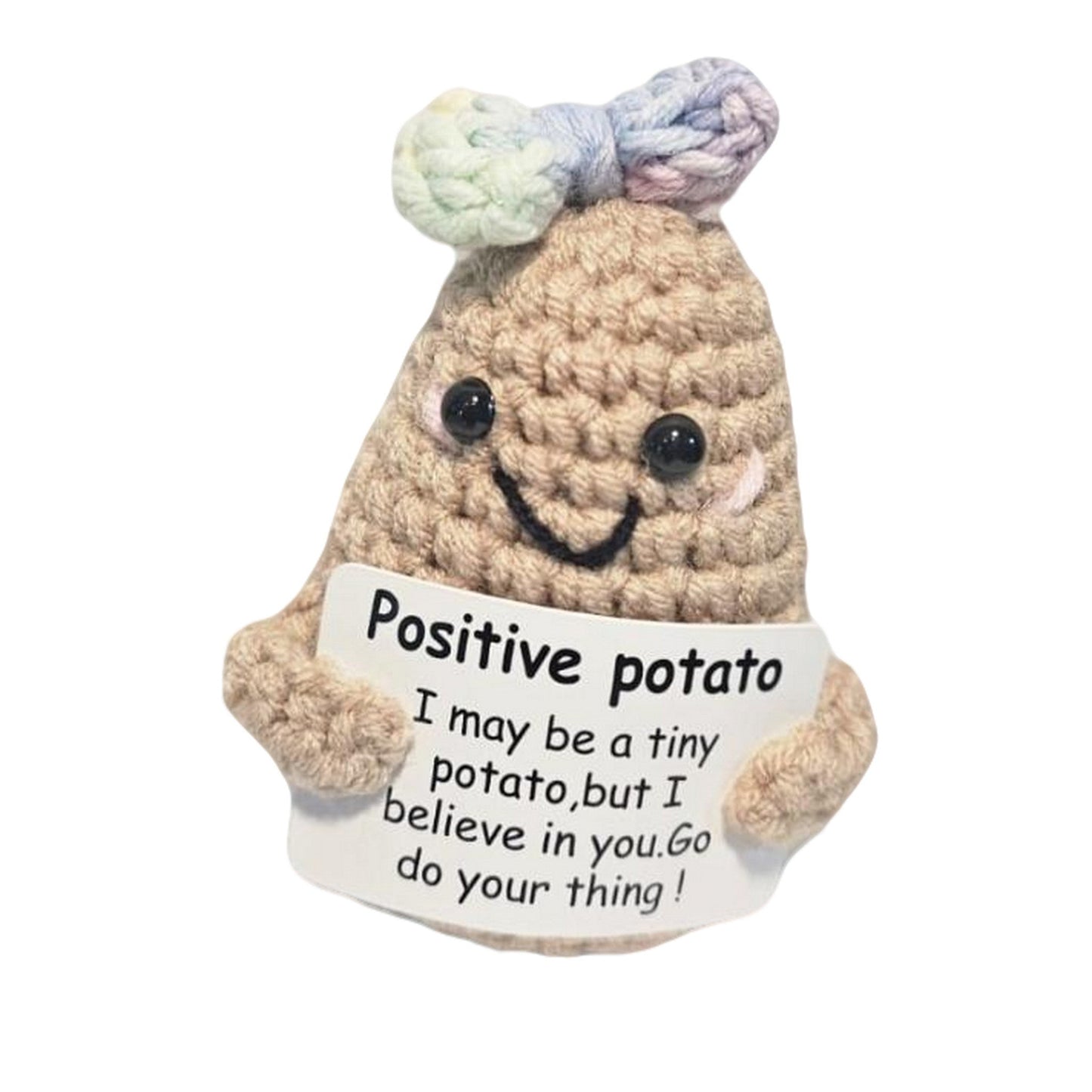 Mini Funny Positive Potato - Semicolon Sentiments