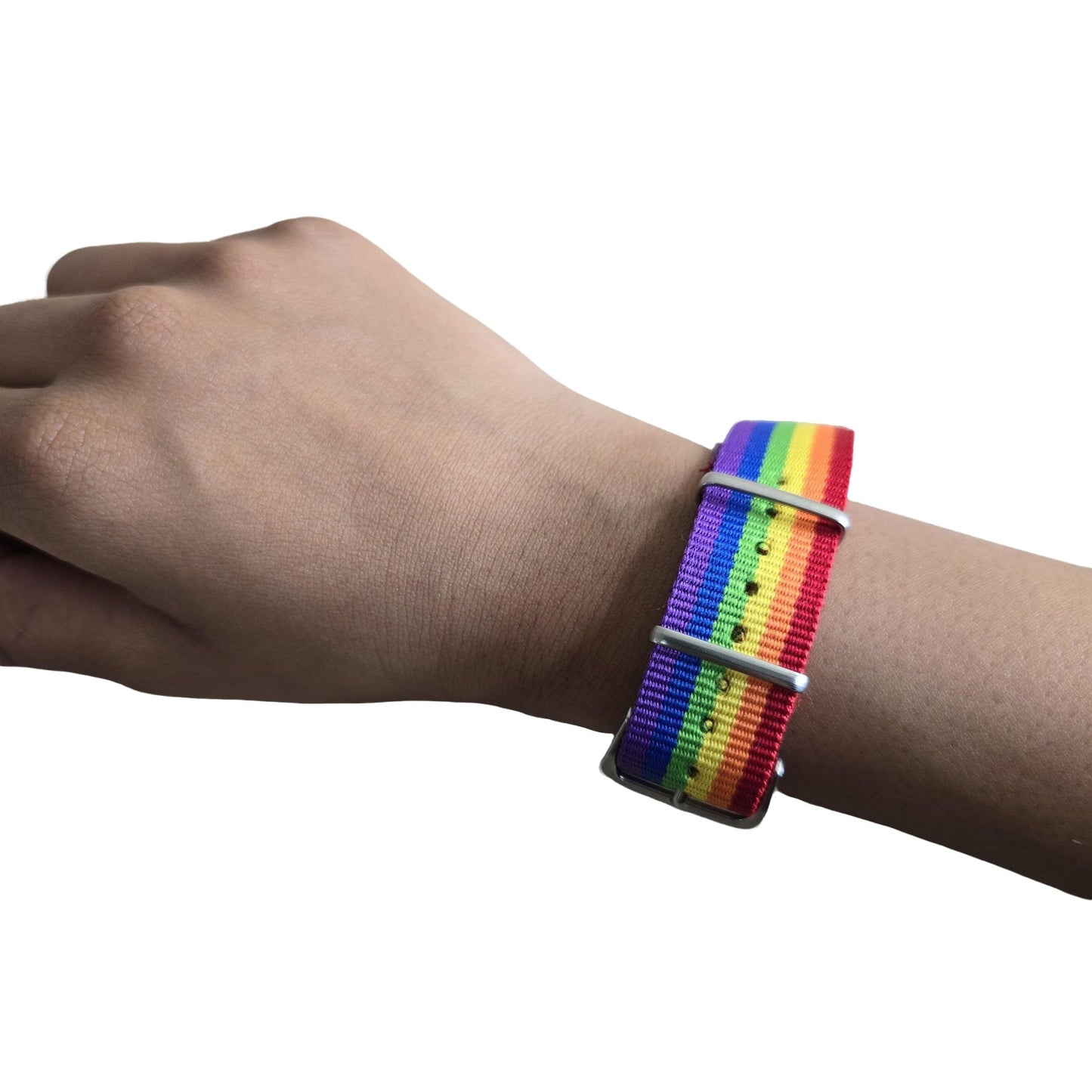 Rainbow Belt Bracelet - Semicolon Sentiments