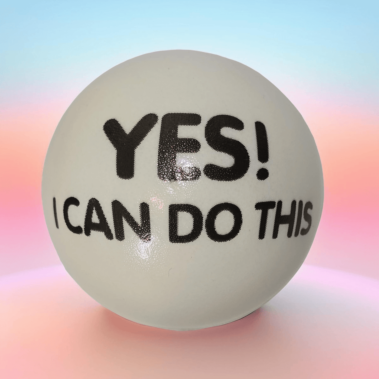 Slogan Stress Balls - Yes I Can Do That/Yes I Can Do This (White) - Semicolon Sentiments