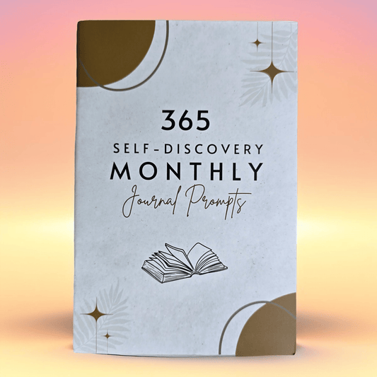 365 Self Discovery Monthly Journal Prompt Book - Semicolon Sentiments