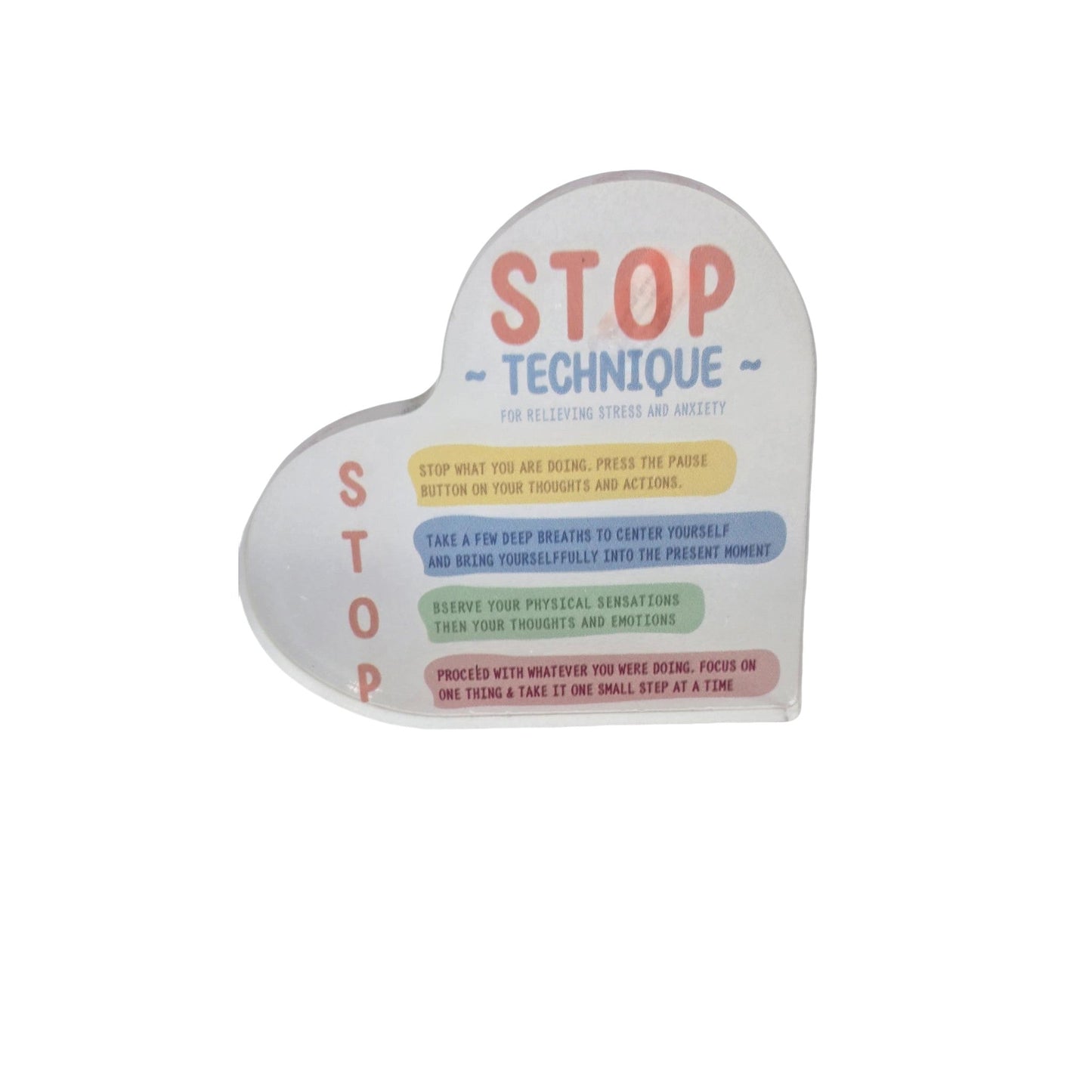 Heart Shape - Stop Technique - Semicolon Sentiments