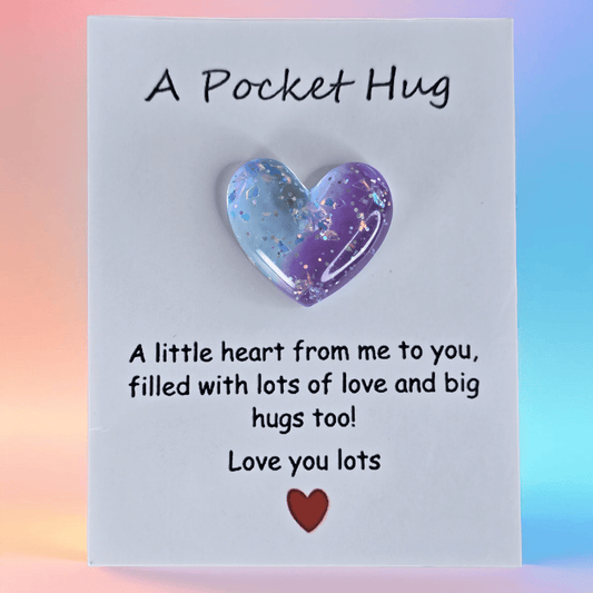 Heart - Shaped Pocket Hug - Semicolon Sentiments