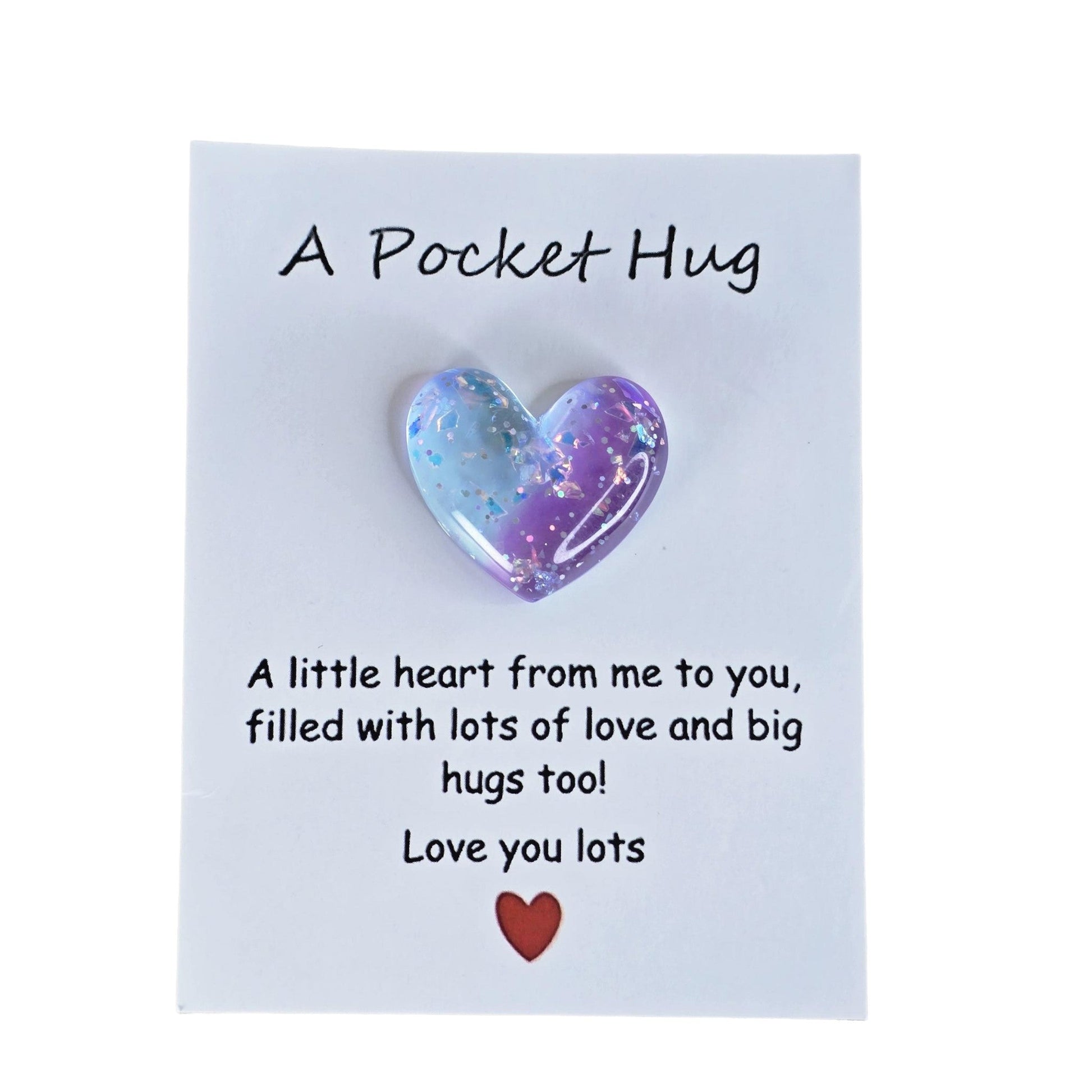 Heart - Shaped Pocket Hug - Semicolon Sentiments