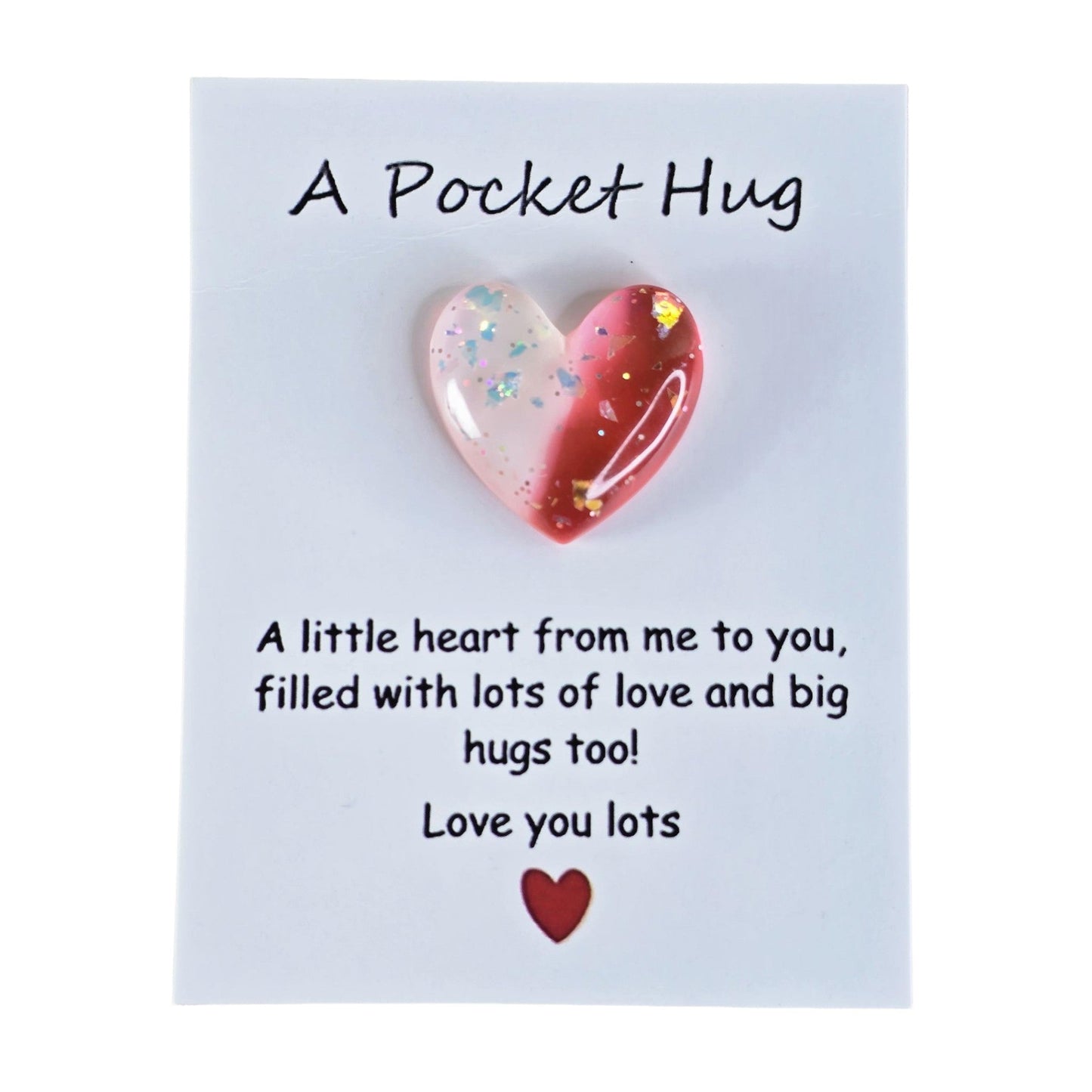 Heart - Shaped Pocket Hug - Semicolon Sentiments