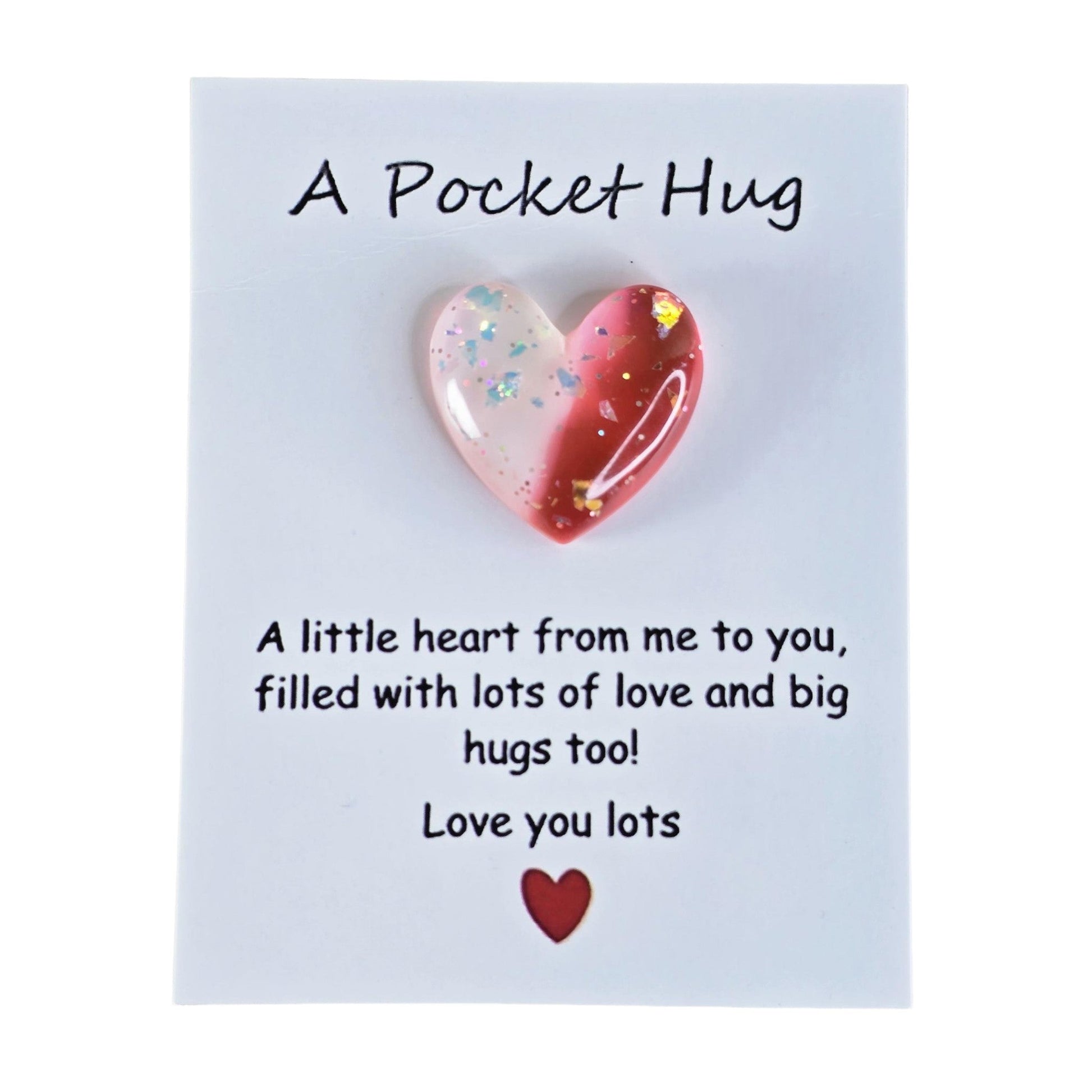 Heart - Shaped Pocket Hug - Semicolon Sentiments