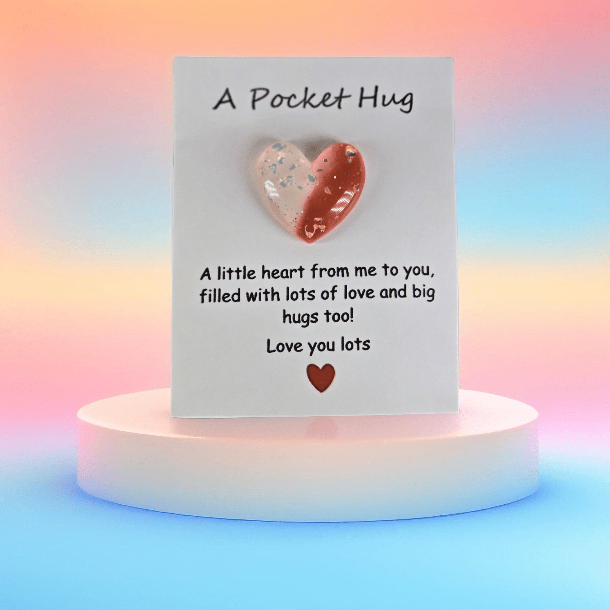 Heart - Shaped Pocket Hug - Semicolon Sentiments