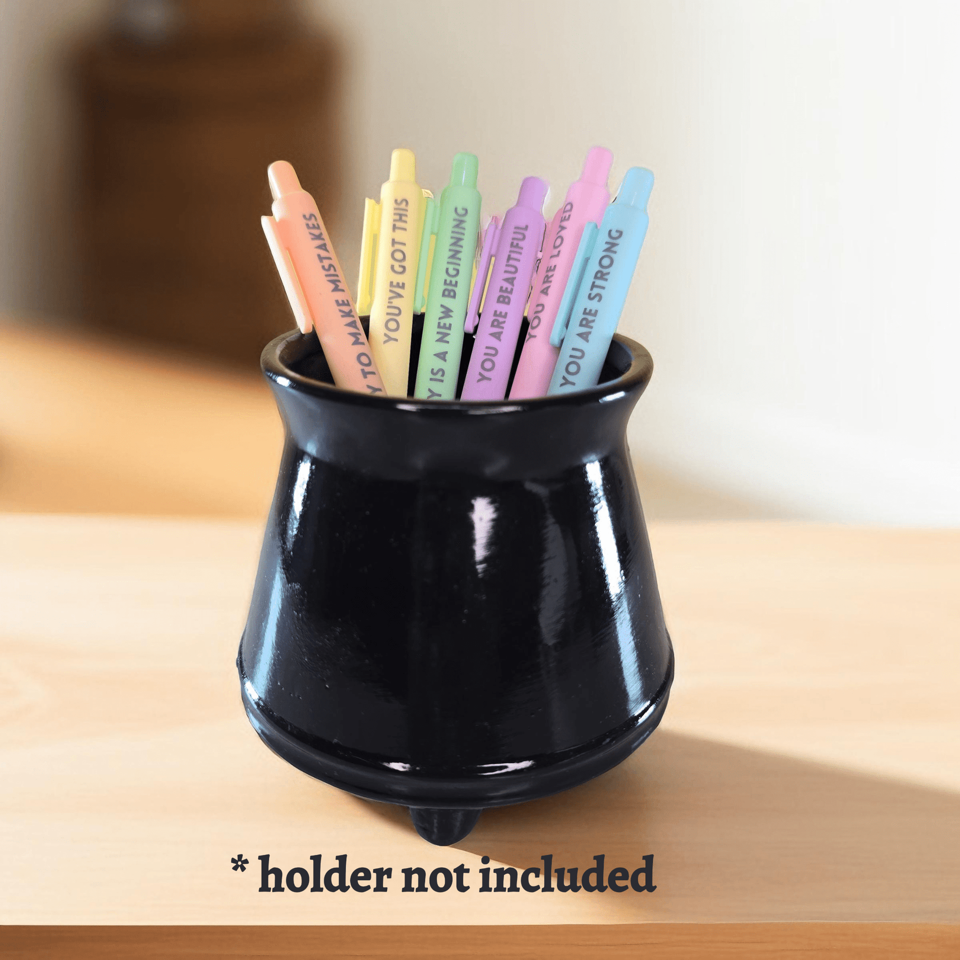 Inspirational Pen Set (6 pcs) - Semicolon Sentiments