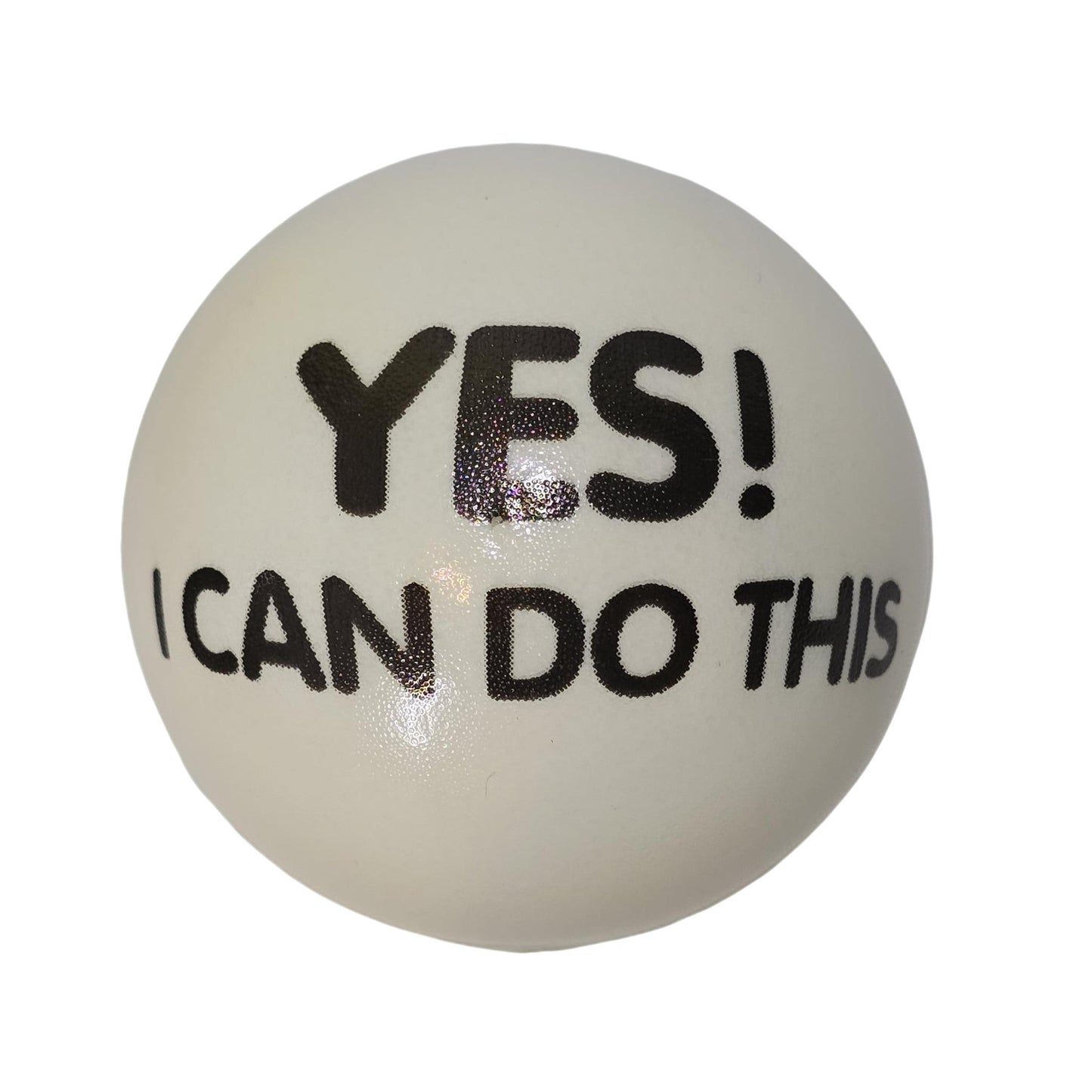 Slogan Stress Balls - Yes I Can Do That/Yes I Can Do This (White) - Semicolon Sentiments