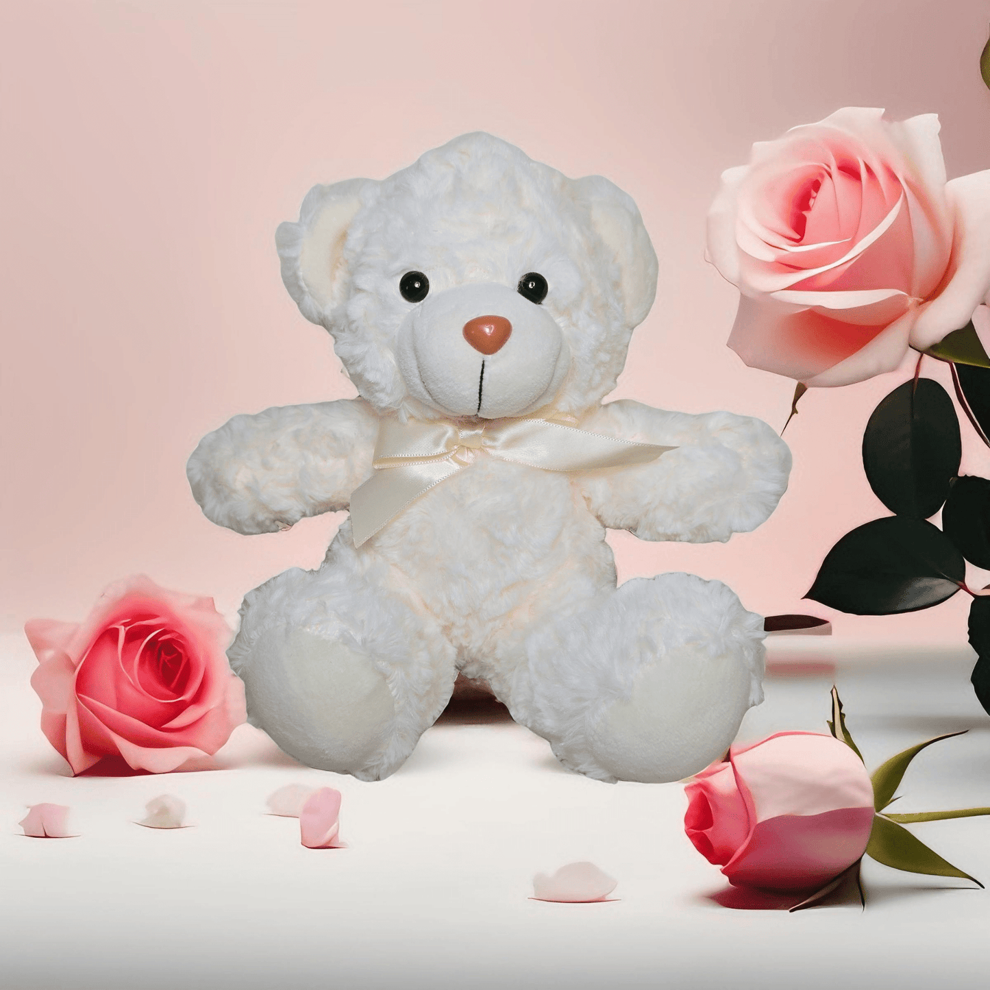 Valentine Bear with Message - Semicolon Sentiments